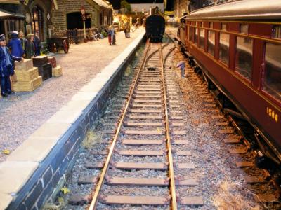 View from the buffer stops at Brewery Lane