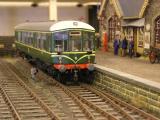 Green DMU at Brewery Lane